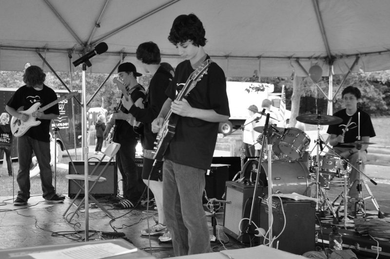 Avon Days - Paul Howards Valley School Rock Band plays at Avon Day's