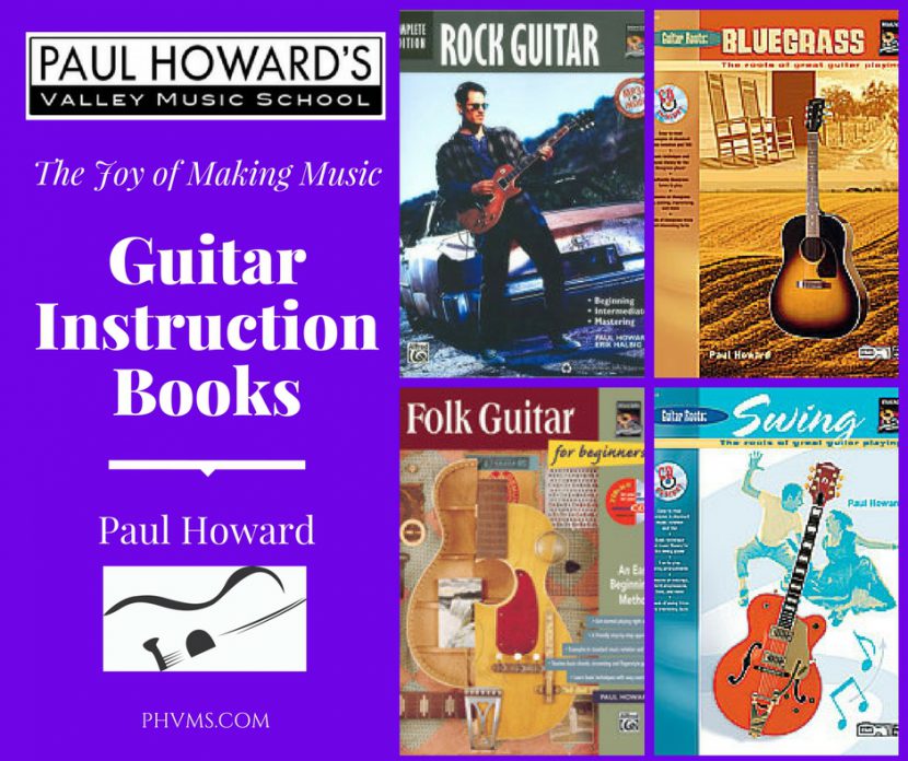 Guitar Instruction Books Rock, Bluegrass, Swing, Folk Paul Howard's